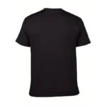 100% Cotton Black Casual T-Shirt With Red Sneakers And Cable Detail Short Sleeves Crew Neck Team's Halloween theme design
